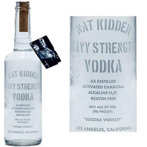 Nat Kidder Navy Strength Vodka 1Lt