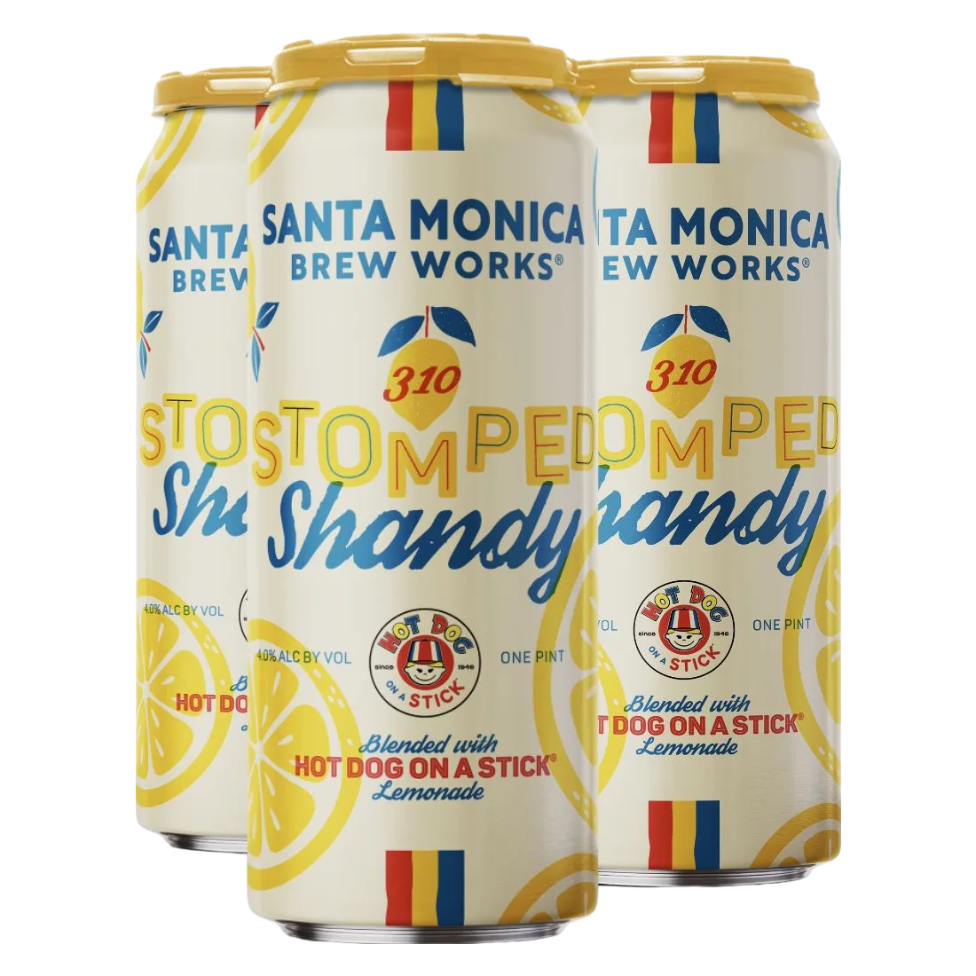 Santa Monica Brew Works 310 Stomped Lemonade Shandy 4pk 16oz Cans