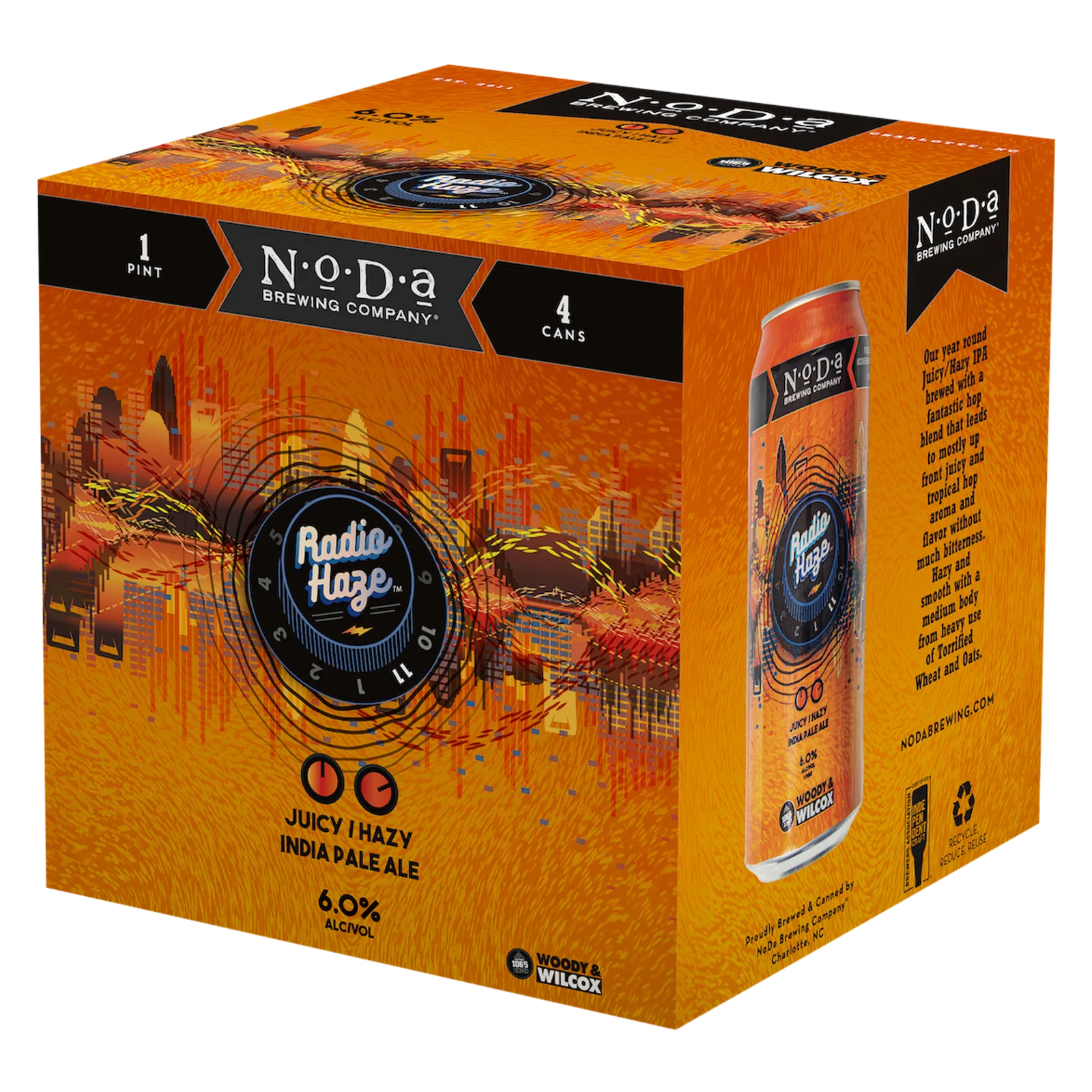 NoDa Brewing Co. Radio Haze 4pk 16oz Can 6.0% ABV