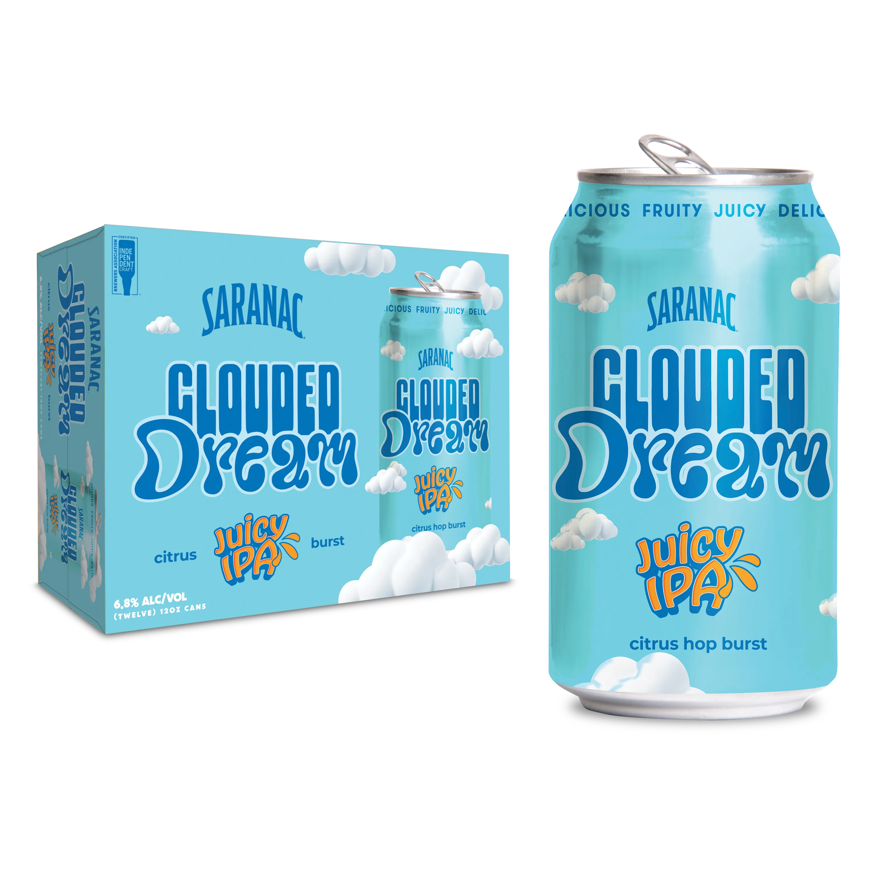 Saranac Clouded Dream Hazy IPA 12pk