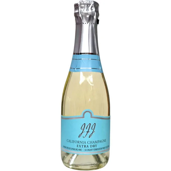 Jfj Extra Dry California Sparkling Champagne Nv 187Ml