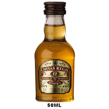 50Ml Mini Chivas Regal 12 Year Old Blended Scotch