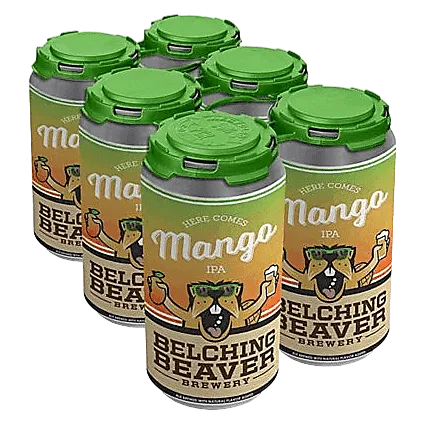 Belching Beaver Here Comes Mango IPA 6pk Can