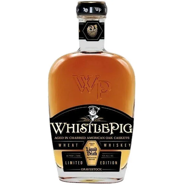 Whistlepig  X Liquid Death Gravestock Wheat Whiskey 750Ml