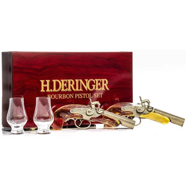 H Deringer Bourbon 2 Pistol Gift Set 200Ml