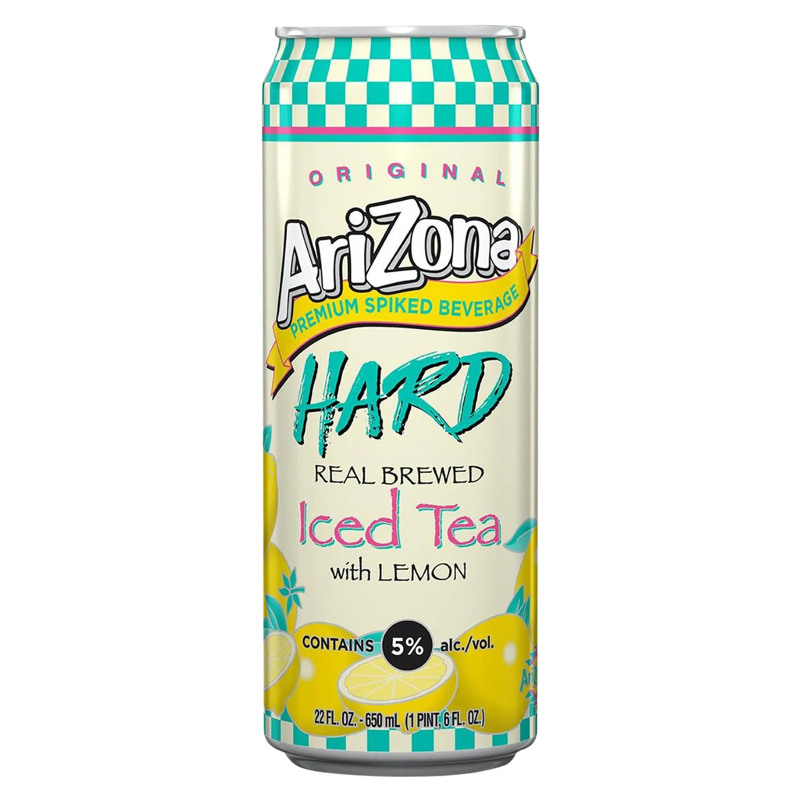 Arizona Hard Lemon Tea Single 22oz Can 5% ABV
