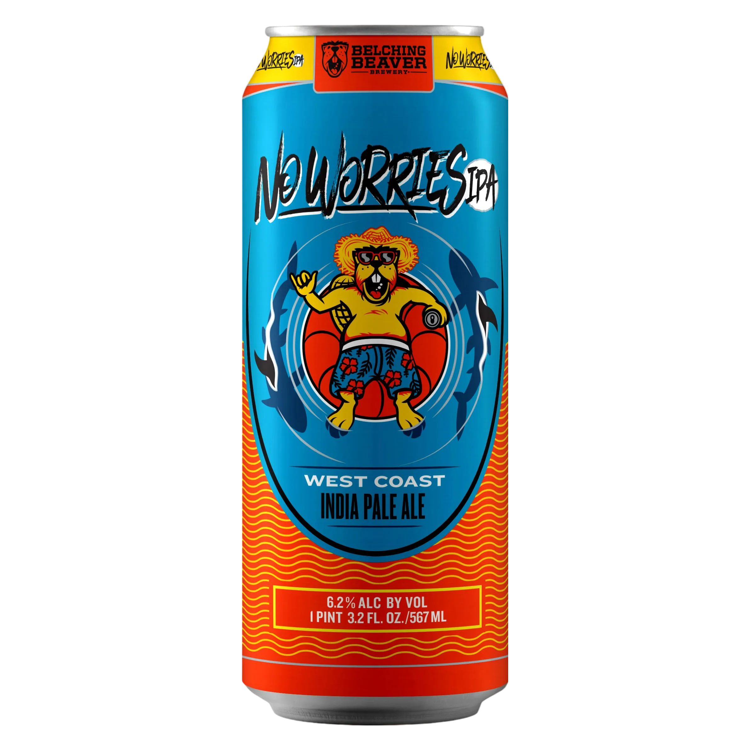 Belching Beaver No Worries IPA Single 19.2oz Can