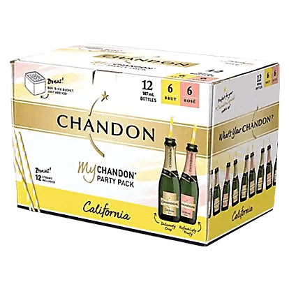 Chandon California Brut Sparkling Wine Party Pack 12pk