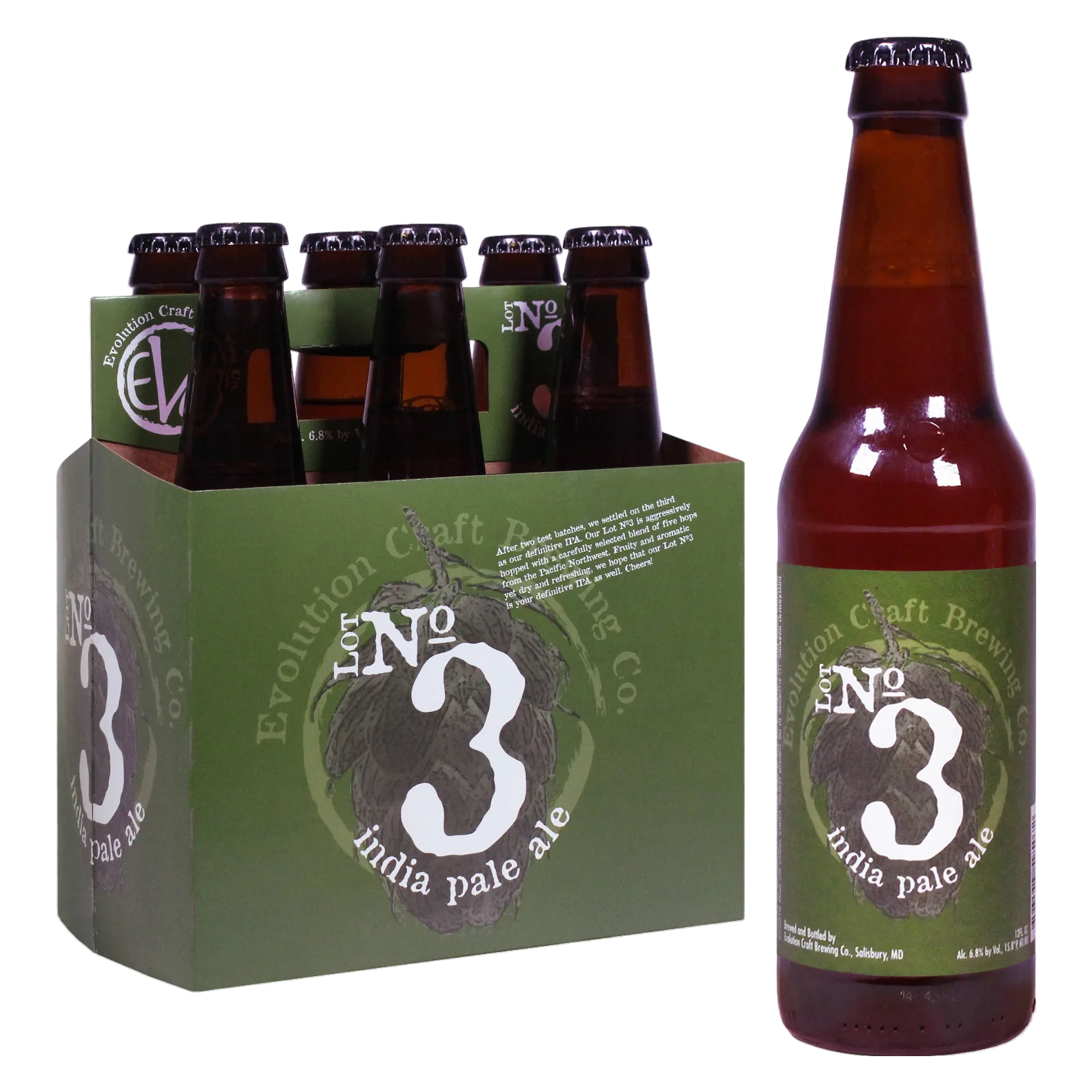 Evolution Lot #3 IPA 6pk Btl 6.8% ABV