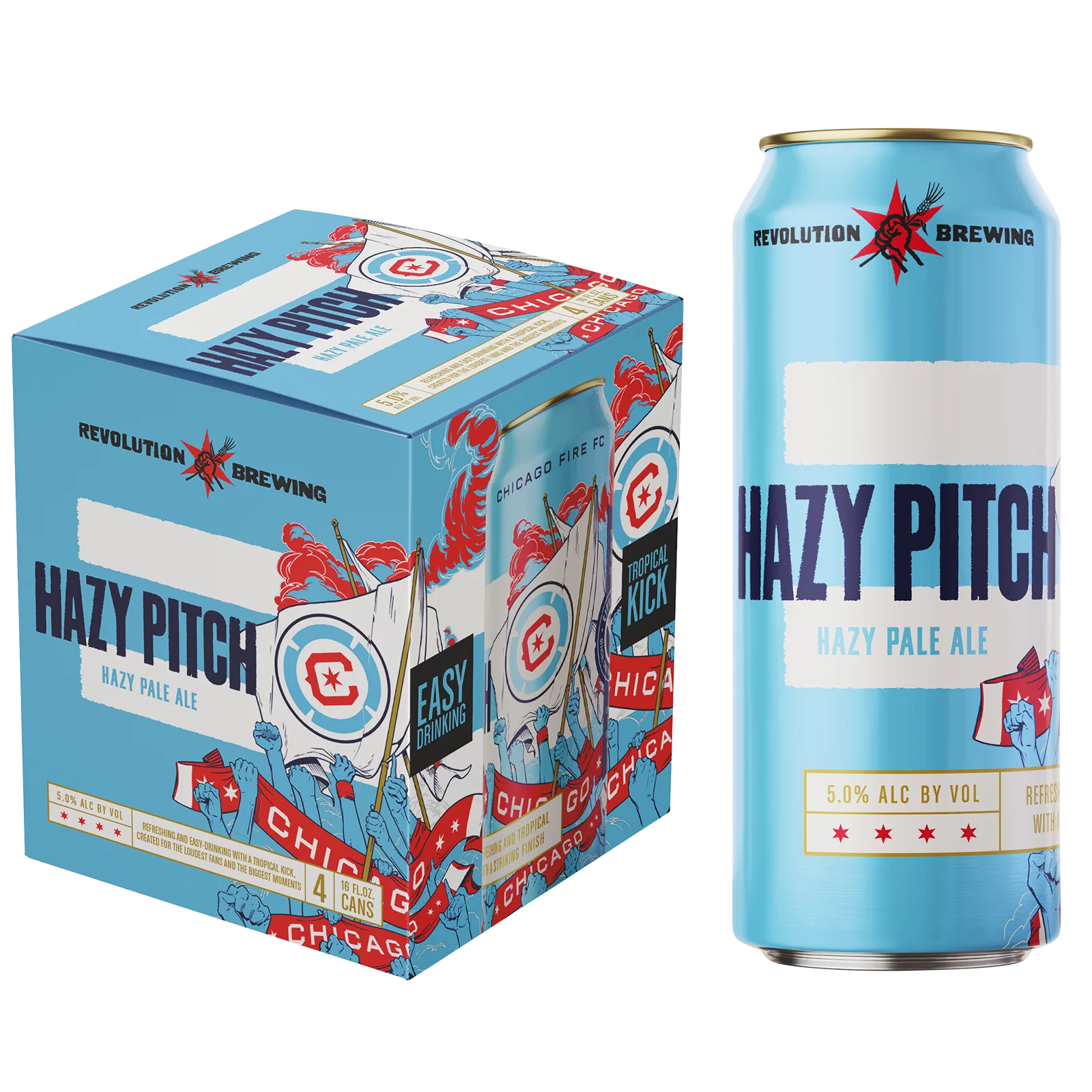 Revolution Hazy Pitch Hazy Pale Ale 4pk 16oz Can 5.0 % ABV