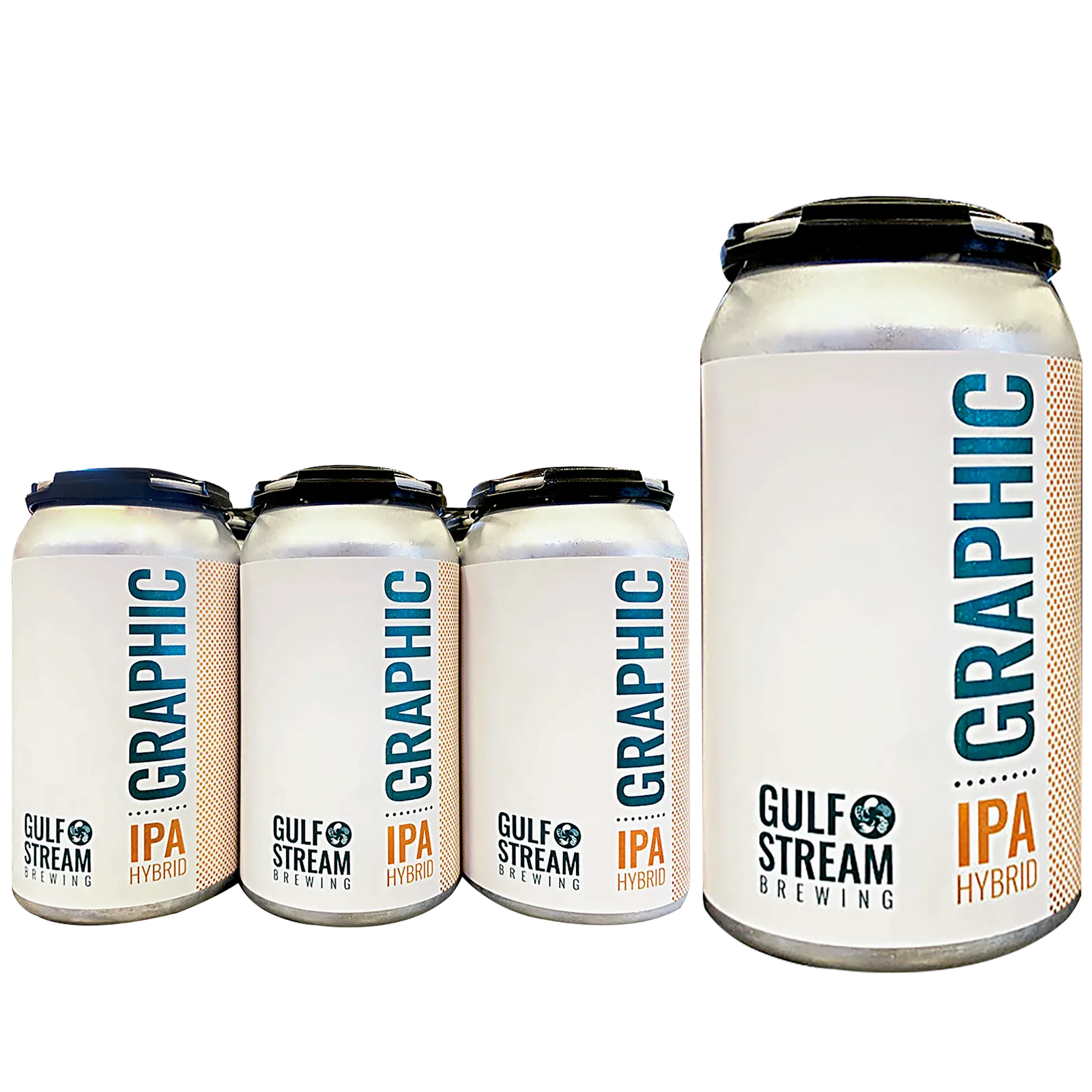 Gulf Stream Brewing Graphic Hybrid IPA 6pk Can 7.0% ABV