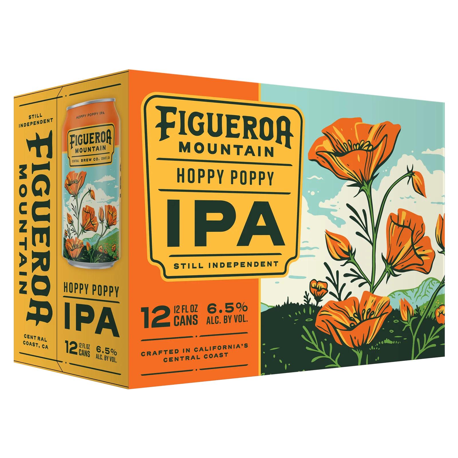 Figueroa Mountain Brewing Co. Hoppy Poppy IPA 12pk Cans