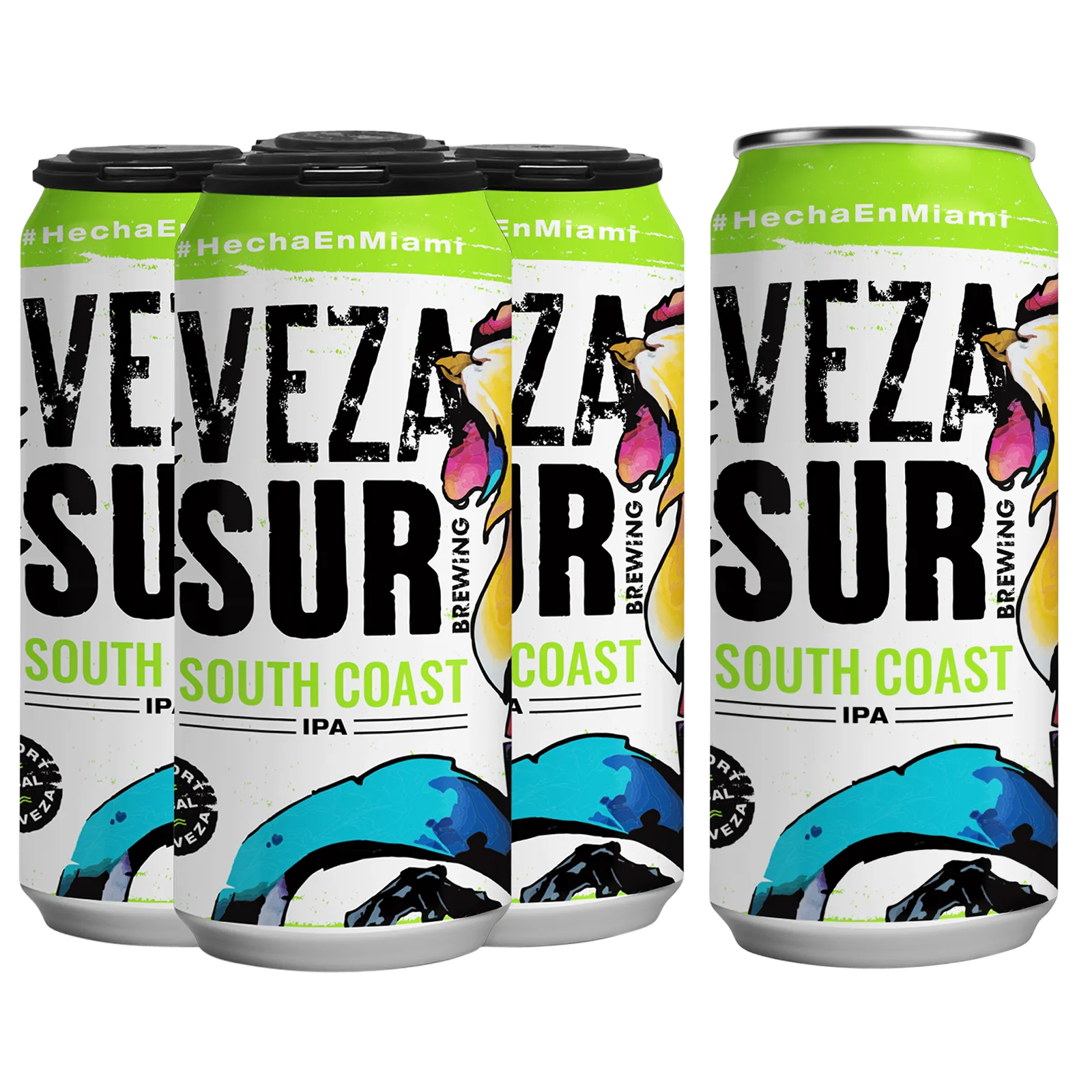 Veza Sur Brewing South Coast IPA 4pk 16oz Can 7.5% ABV