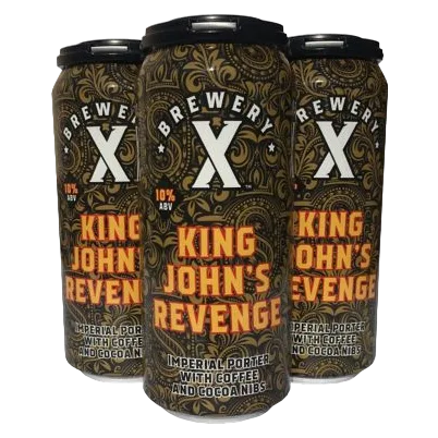 Brewery X King John's Revenge Imperial Porter 4pk 16oz Cans