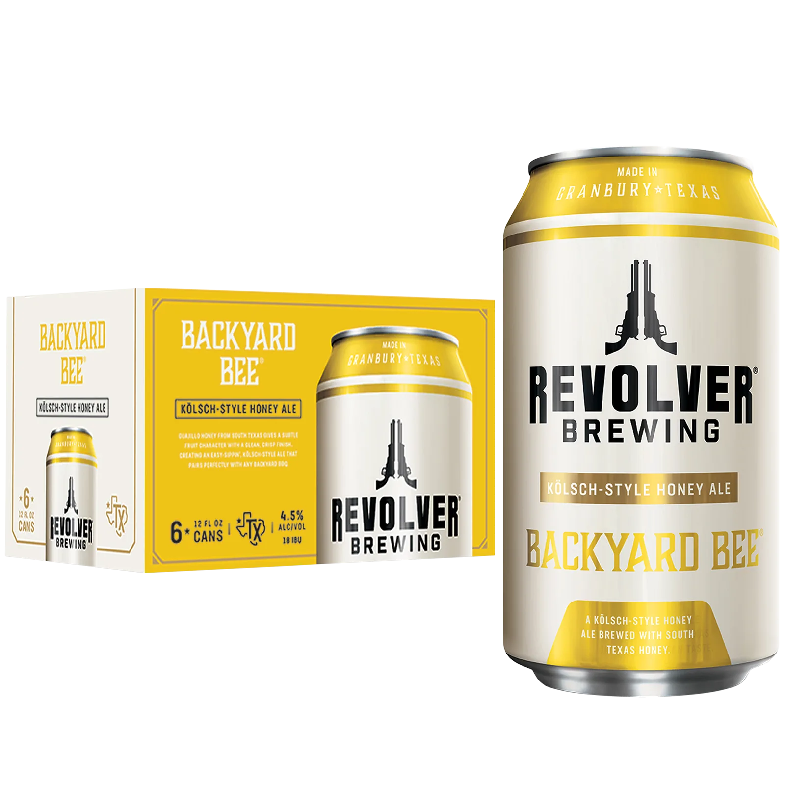 Revolver Backyard Bee Kolsh 6pk Can 4.5% ABV