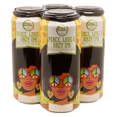 Wild Barrel Brewing Peace, Love & Hazy IPA 4pk