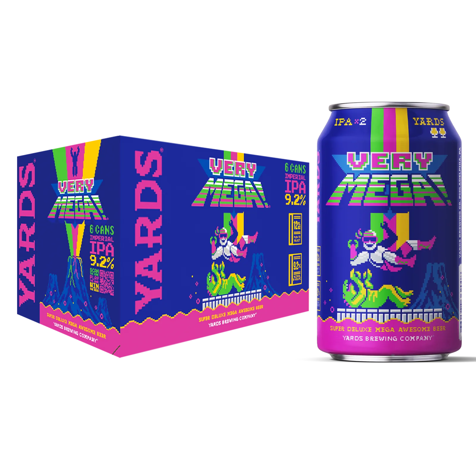 Yards Brewing Company Very Mega IPA 6pk Can 9.2% ABV