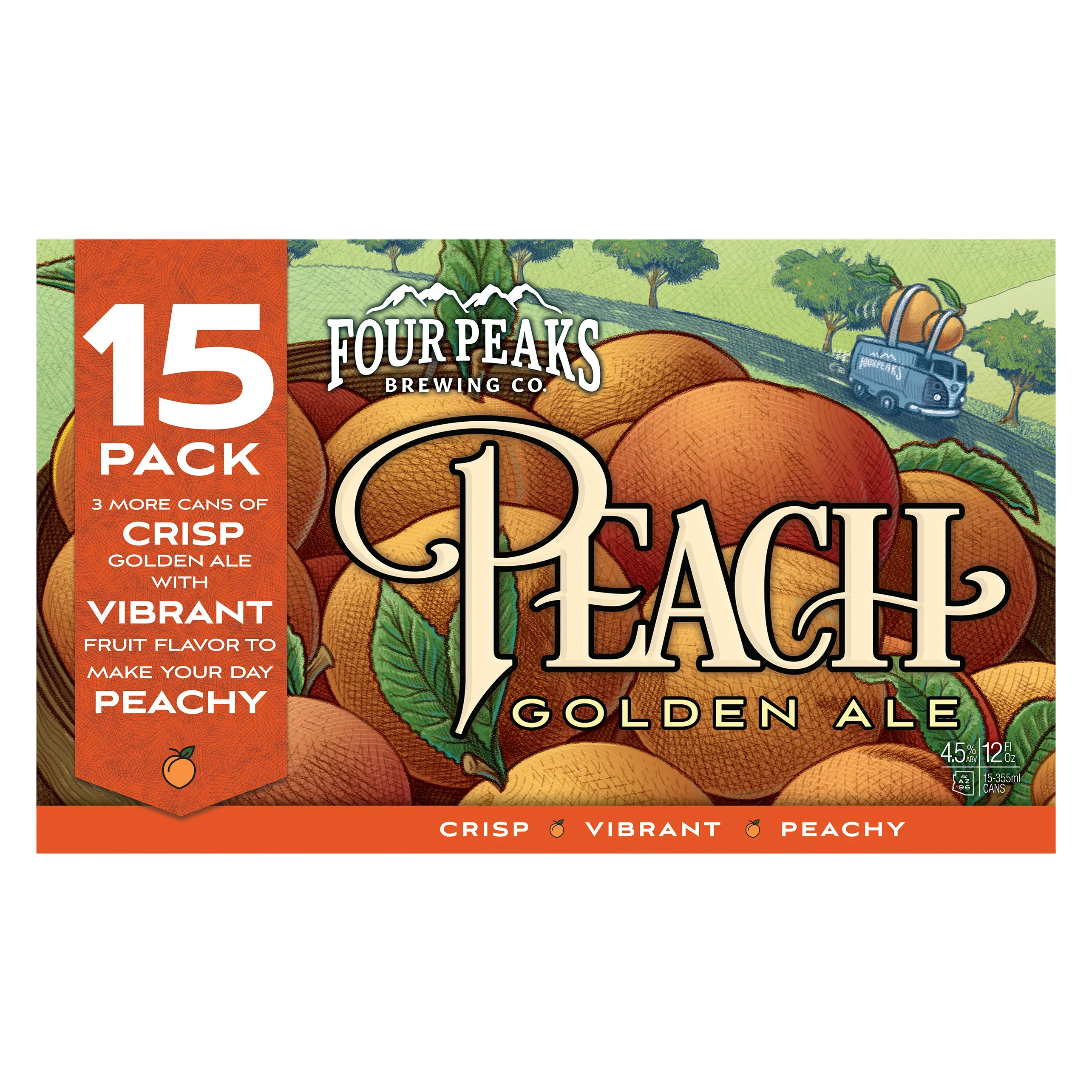 Four Peaks Peach Golden Ale 15pk Can