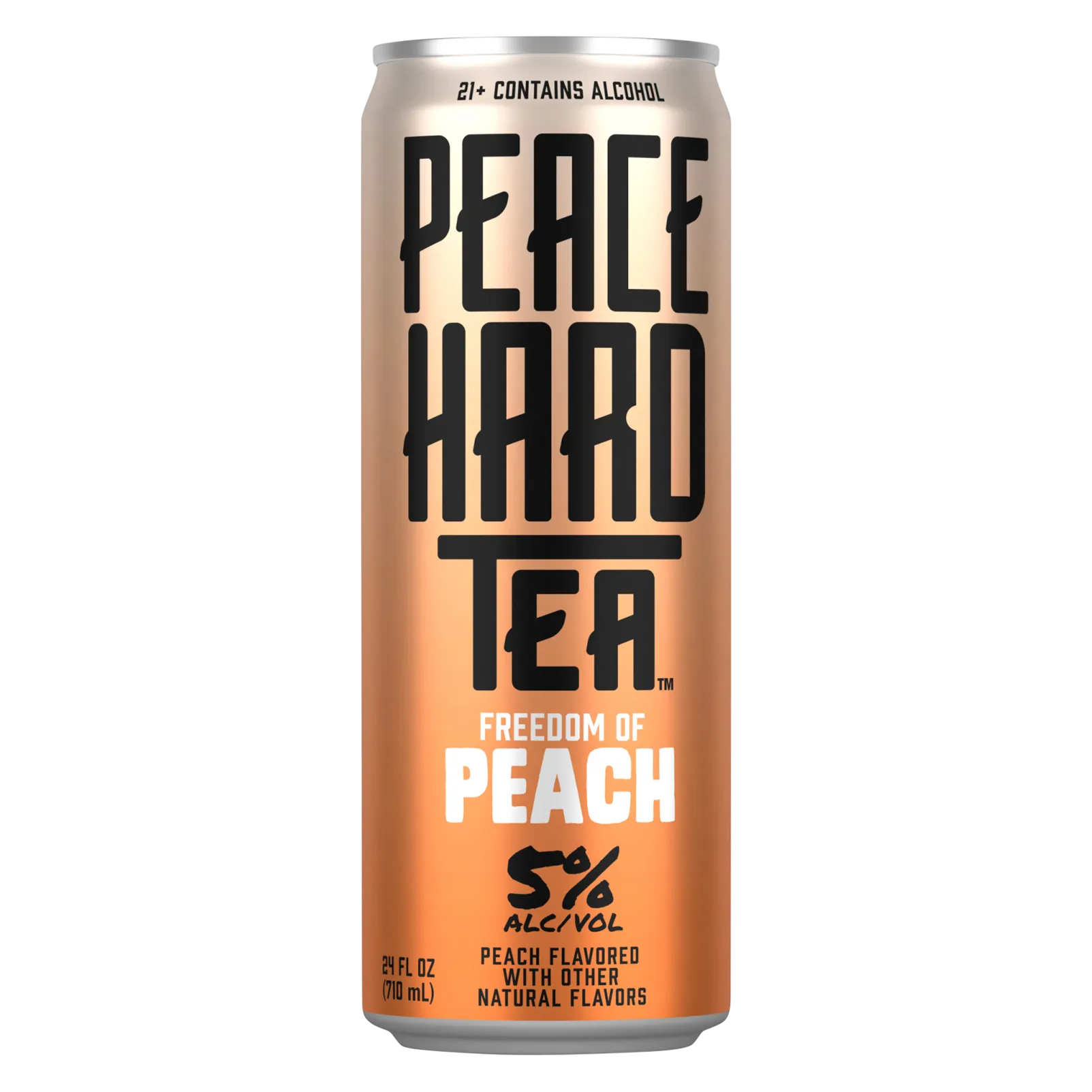 Peace Hard Tea Freedom of Peach 24oz Can 5.0% ABV