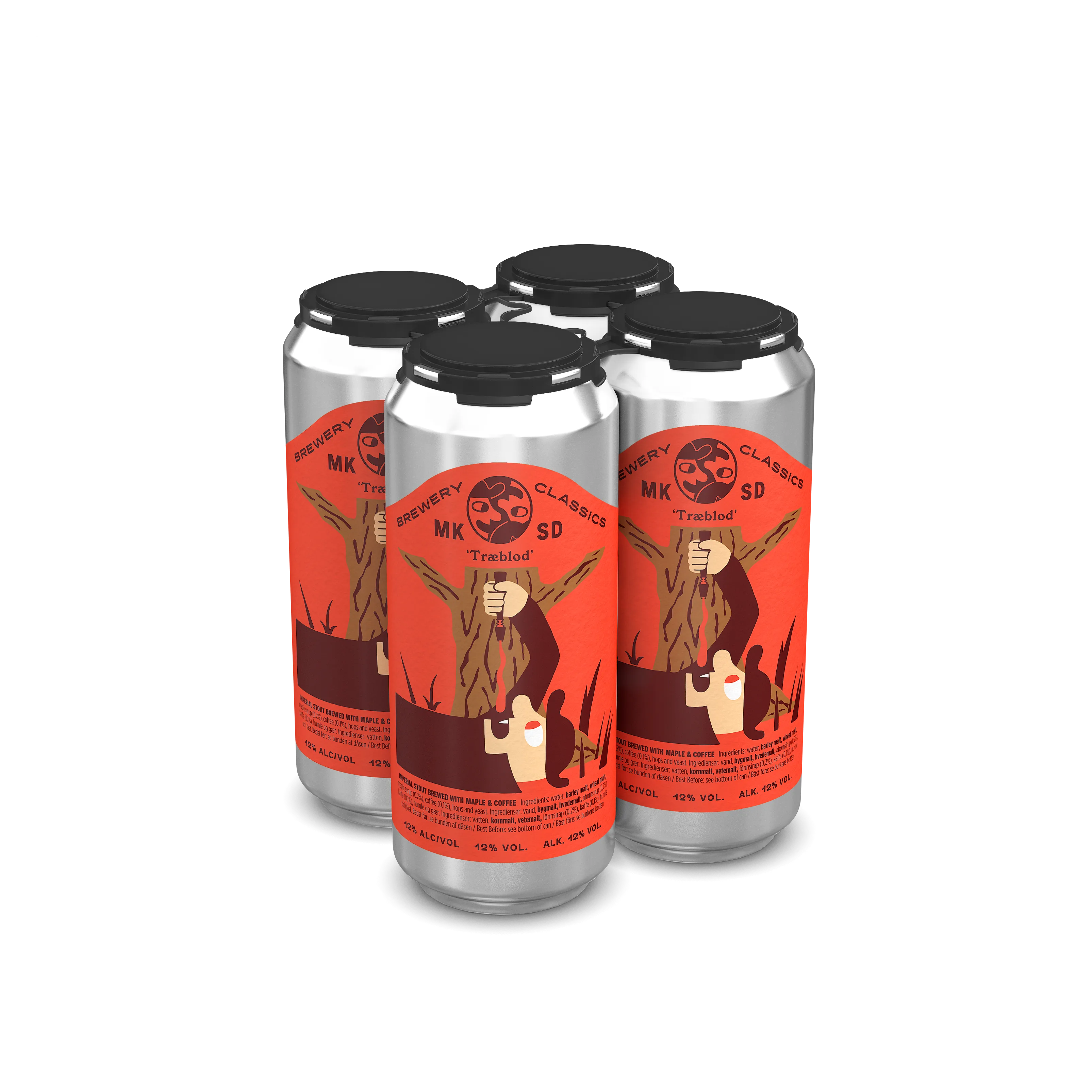 Mikkeller Barrel-Aged Traeblood Stout 4pk 16oz Can