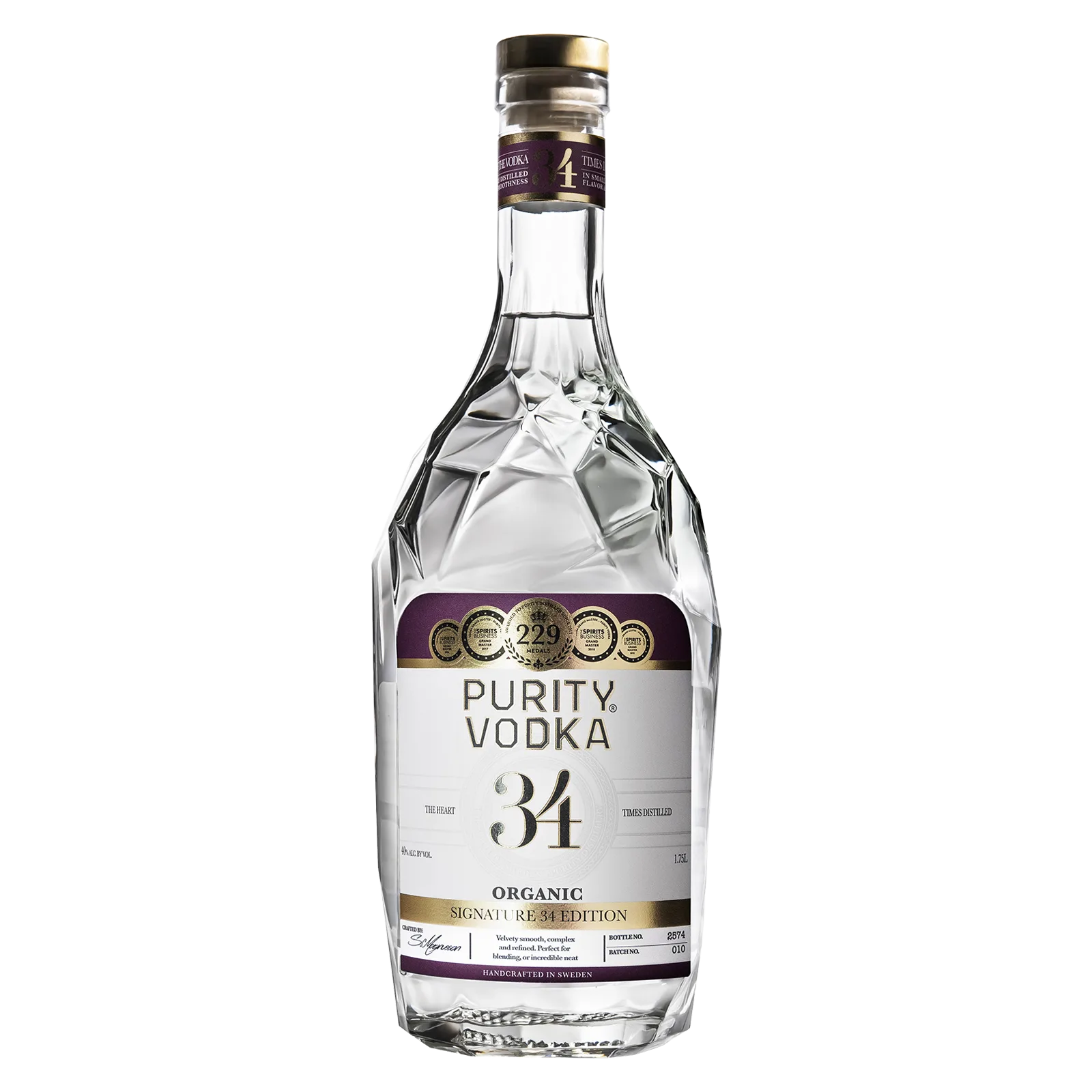 Purity Ultra 34 Premium Vodka (80 proof