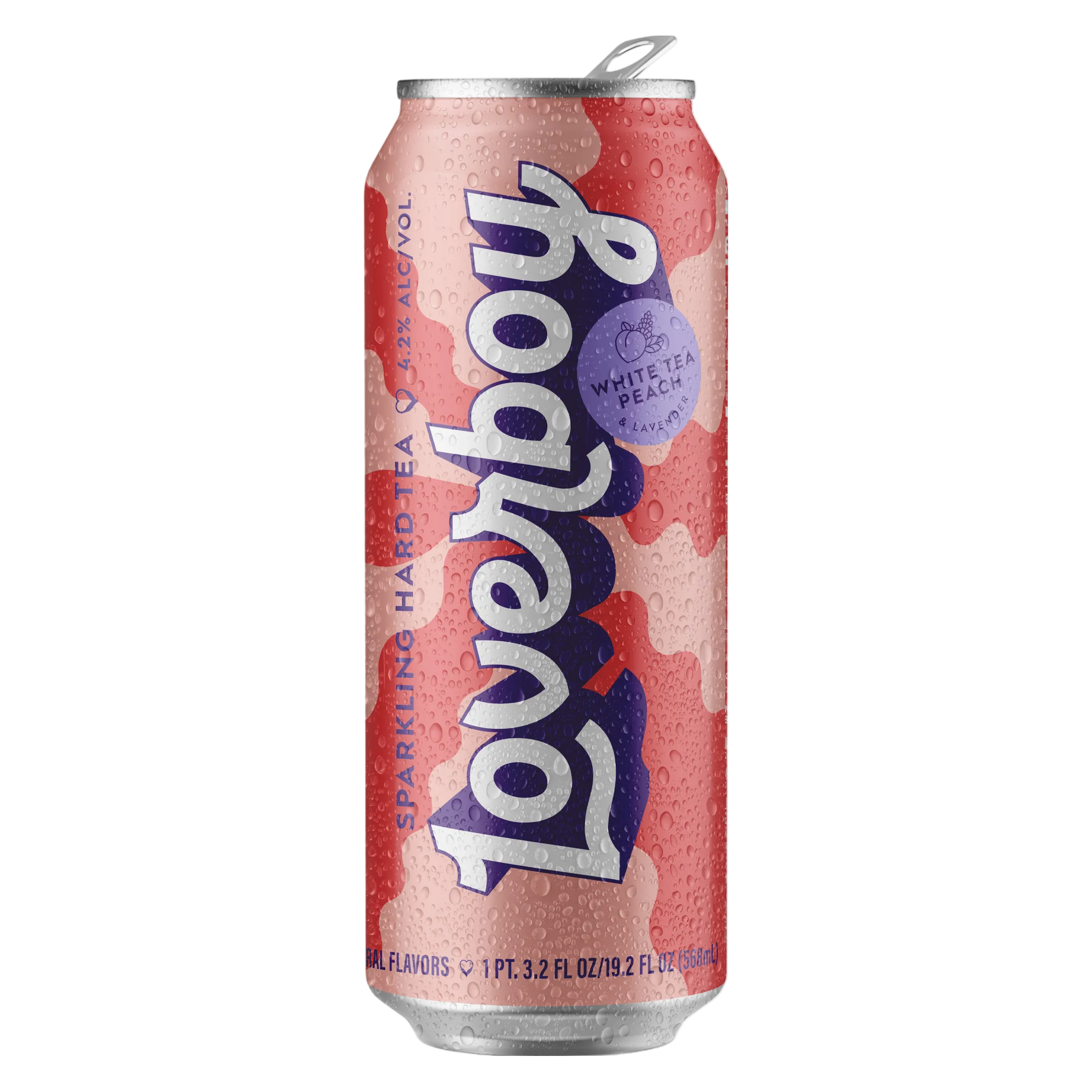 Loverboy White Tea Peach 19.2oz Can 4.2% ABV