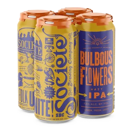 Societe Brewing Co. Bulbous Flowers Hazy IPA (4PKC