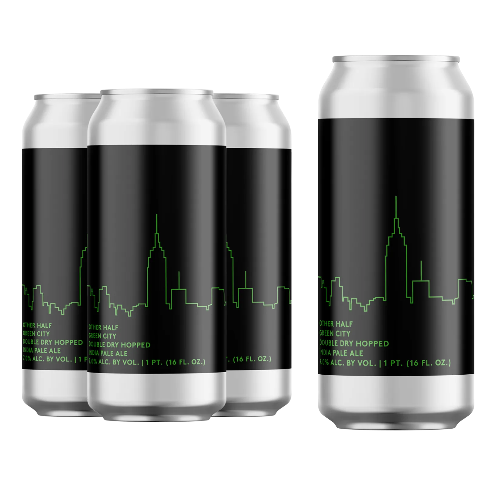 Other Half Green City DDH Hazy IPA 4pk 16oz Can 7.0% ABV
