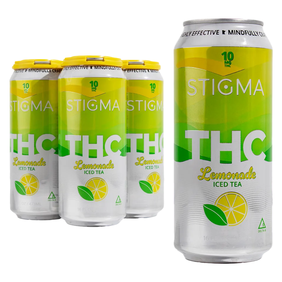 Stigma 10mg THC Lemonade Tea 4pk 16oz Can