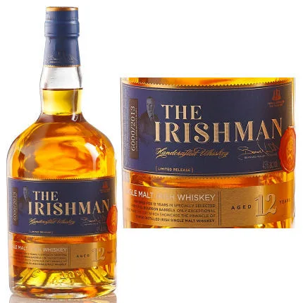 The Irishman 12 Year Old Single Malt Irish Whiskey 750Ml