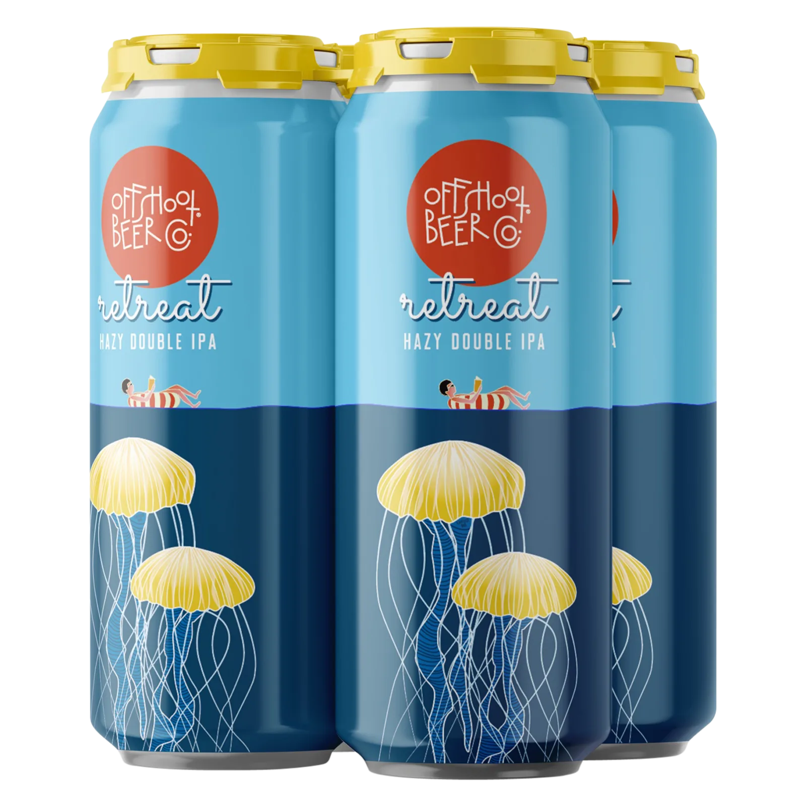 Offshoot Beer Co. Retreat Hazy Double IPA 4pk 16oz Can