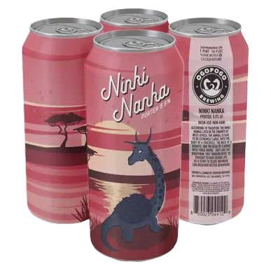 Ogopogo Brewing Ninki Nanka Porter 4pk 16oz