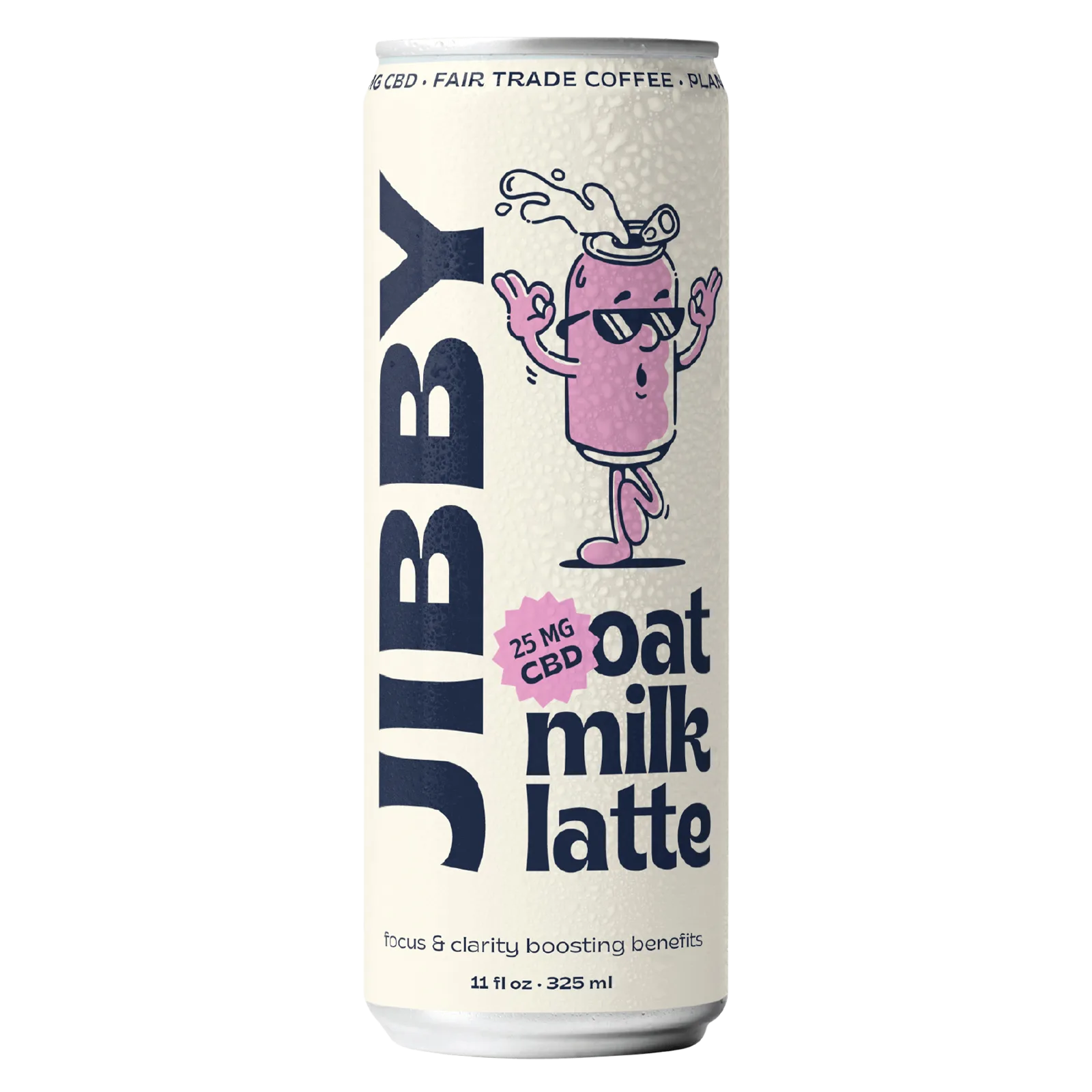 Jibby Oat Milk Latte with CBD 11oz can