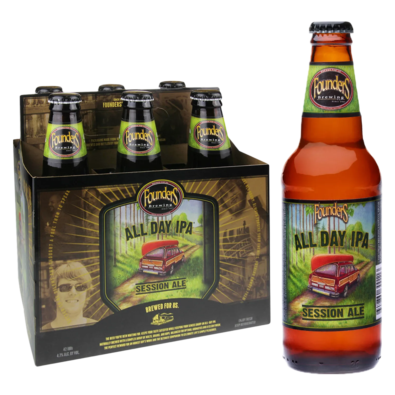 Founders All Day IPA 6pk Btl 4.7% ABV
