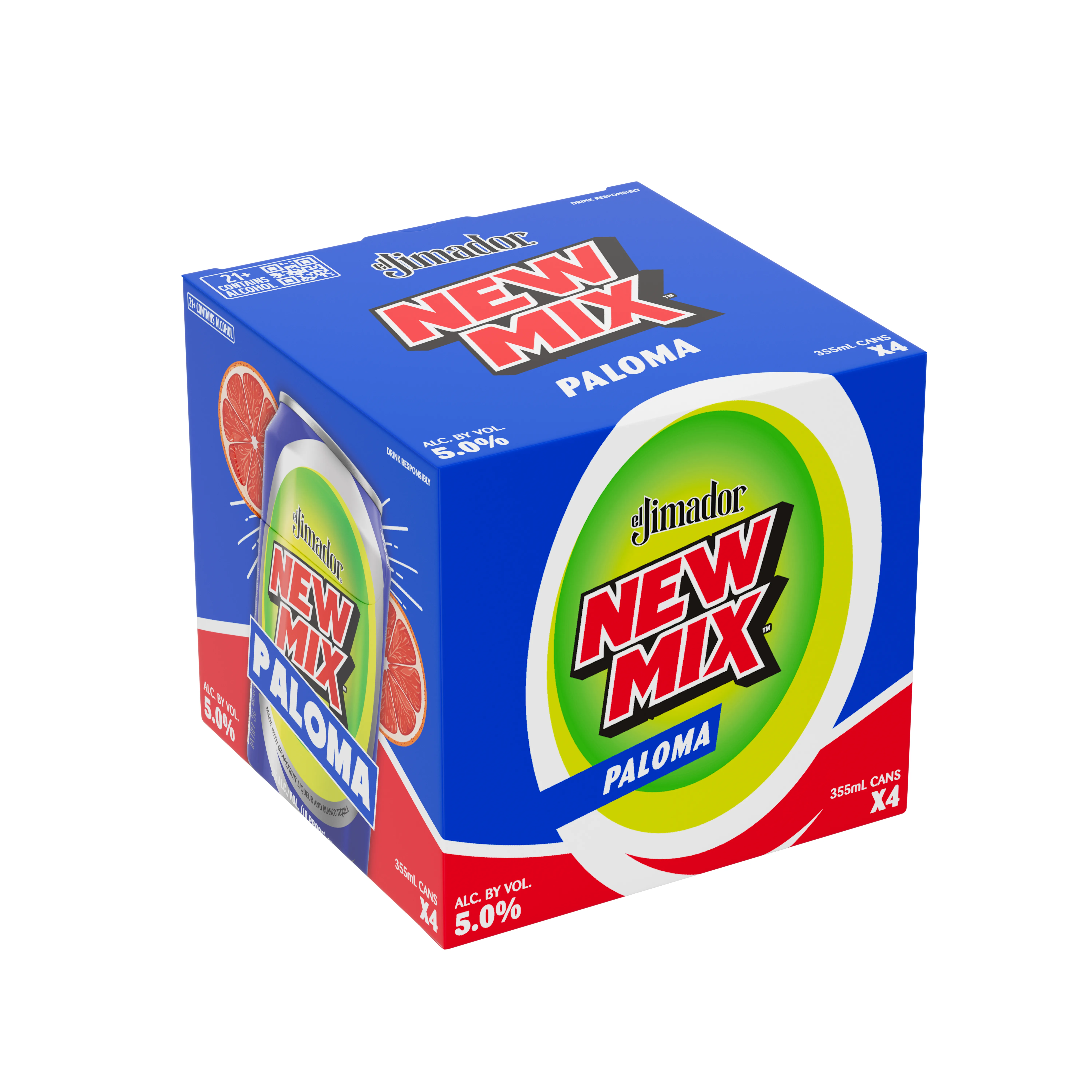 El Jimador New Mix Paloma 4pk 5% ABV