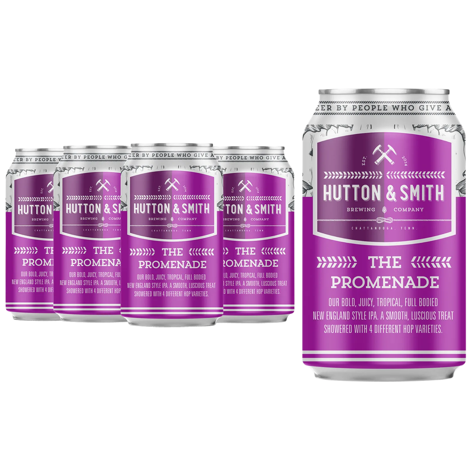 Hutton & Smith Promenade Hazy IPA 6pk Can 6.7% ABV