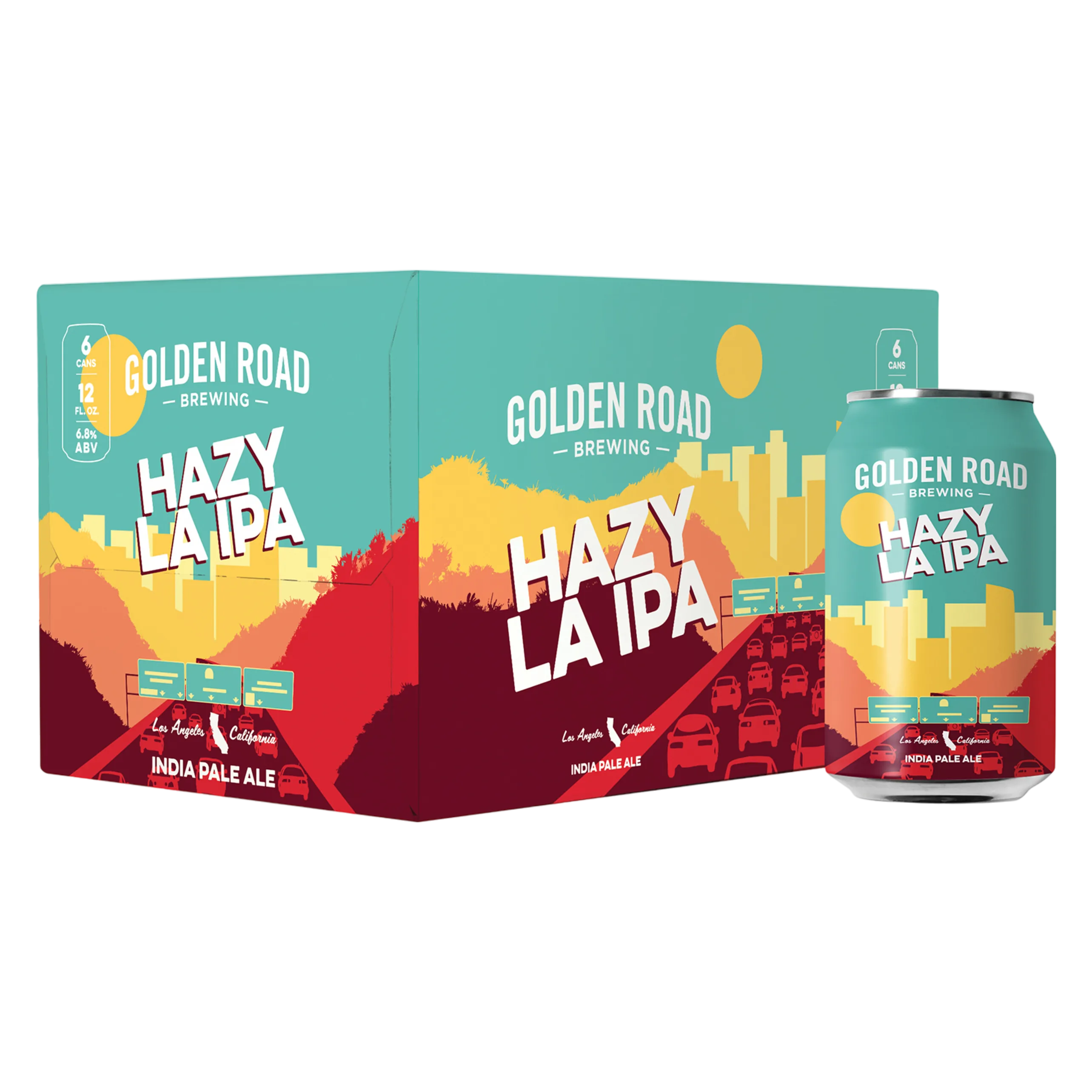 Golden Road Brewing Hazy LA IPA 6pk Can