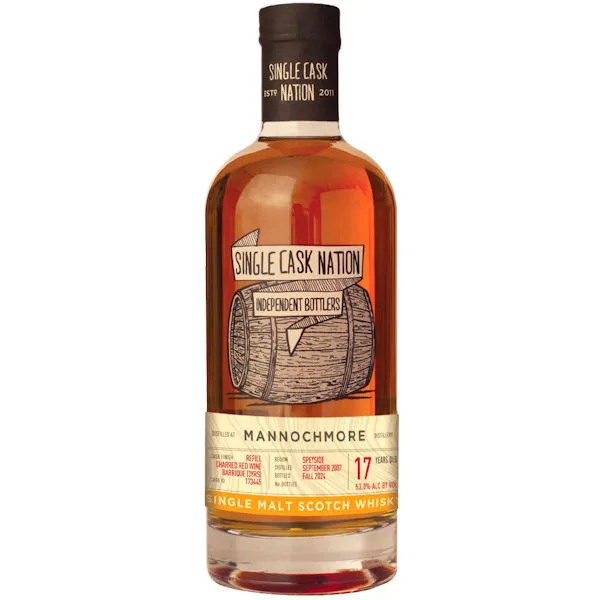 Single Cask Nation 2007 Mannochmore 17 Year Old Speyside Single Malt Scotch 700Ml
