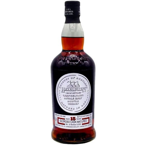 Hazelburn 15 Year Old Oloroso Cask Matured Campbeltown Single Malt Scotch 700Ml