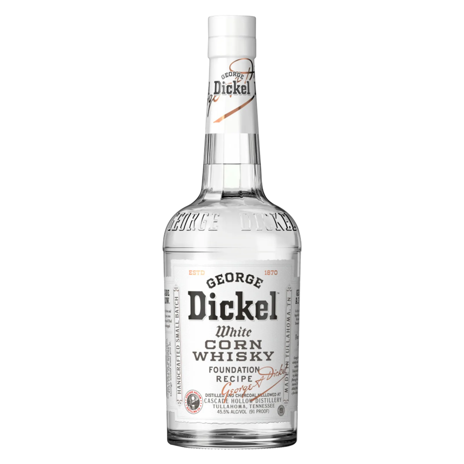 George Dickel White Corn Whiskey (91 proof