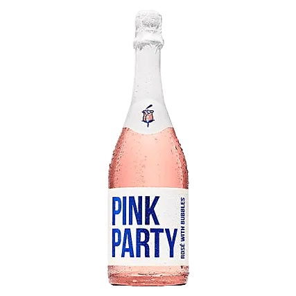 Pink Party Rose with Bubbles