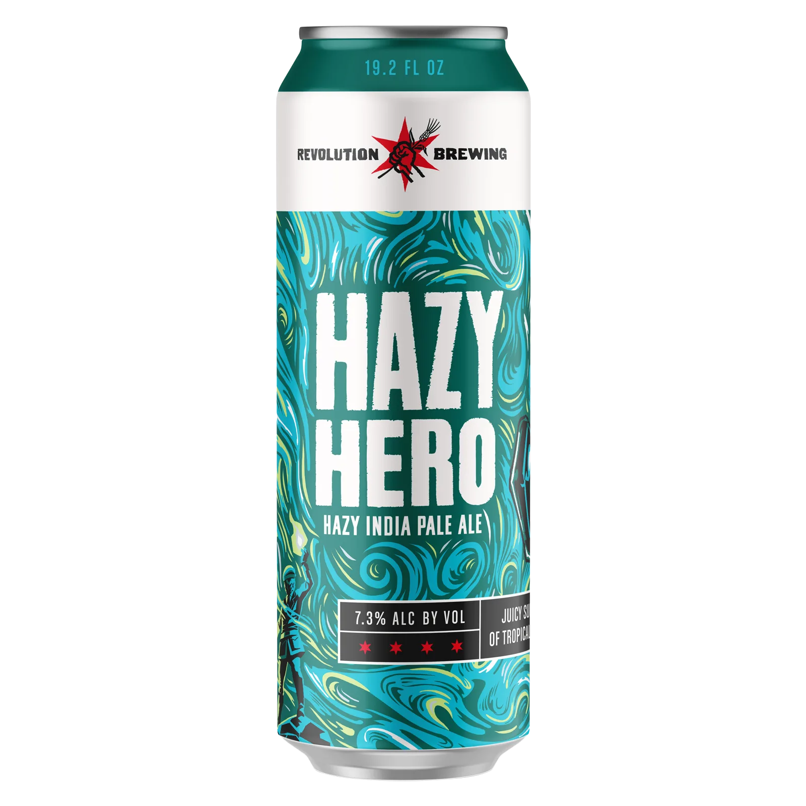 Revolution Hazy Hero 19.2oz Single Can 7.3% ABV