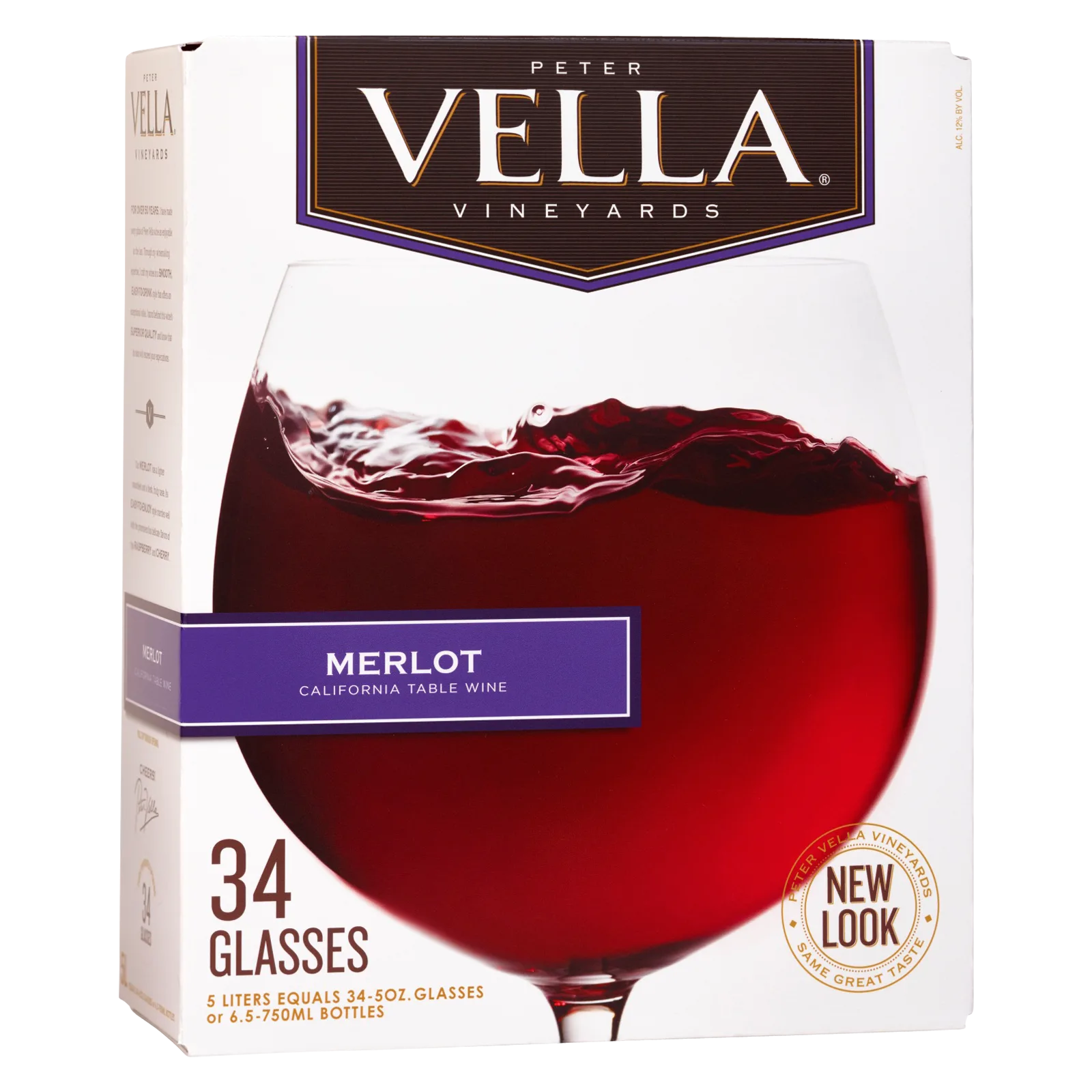 Peter Vella Merlot 5 L Box