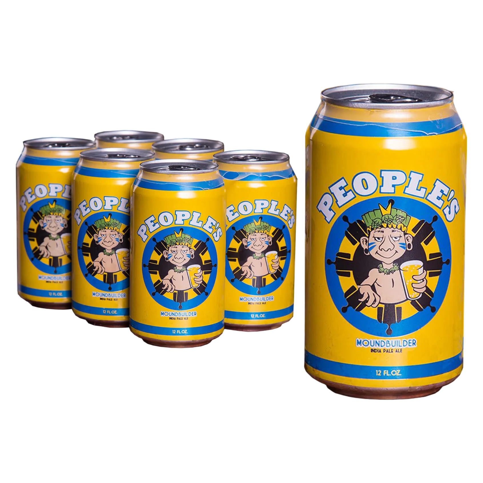 People's Brewing Moundbuilder IPA 6pk Can 6.5% ABV
