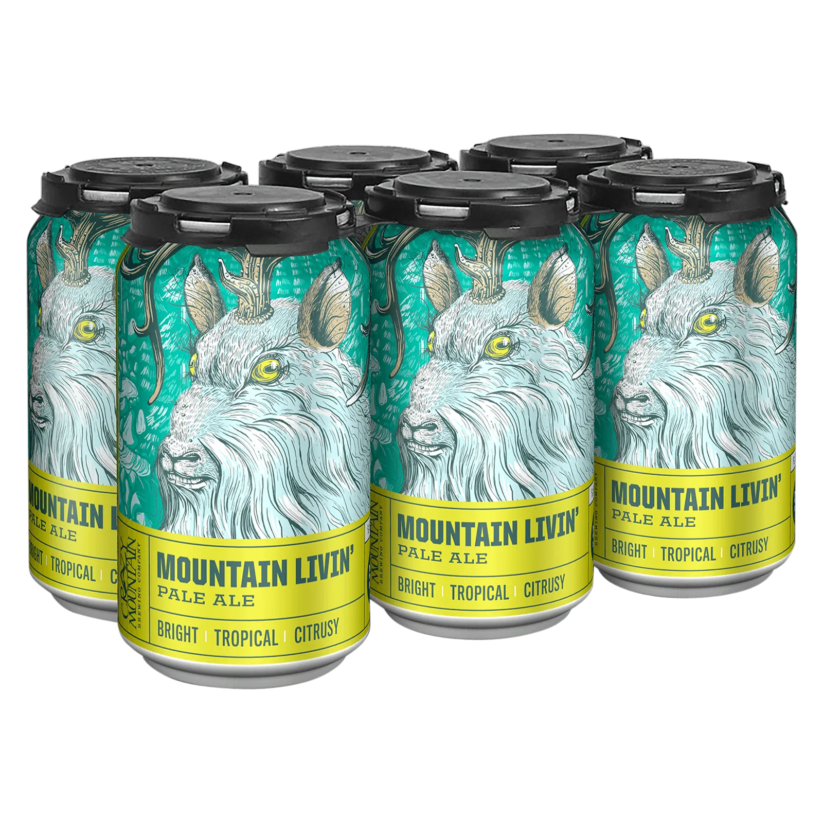 Crazy Mountain Brewing Mountain Livin' Pale Ale 6pk Can 5.7% ABV