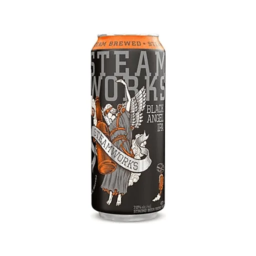 Steamworks Brewery Black Angel Black IPA Single 16oz Can