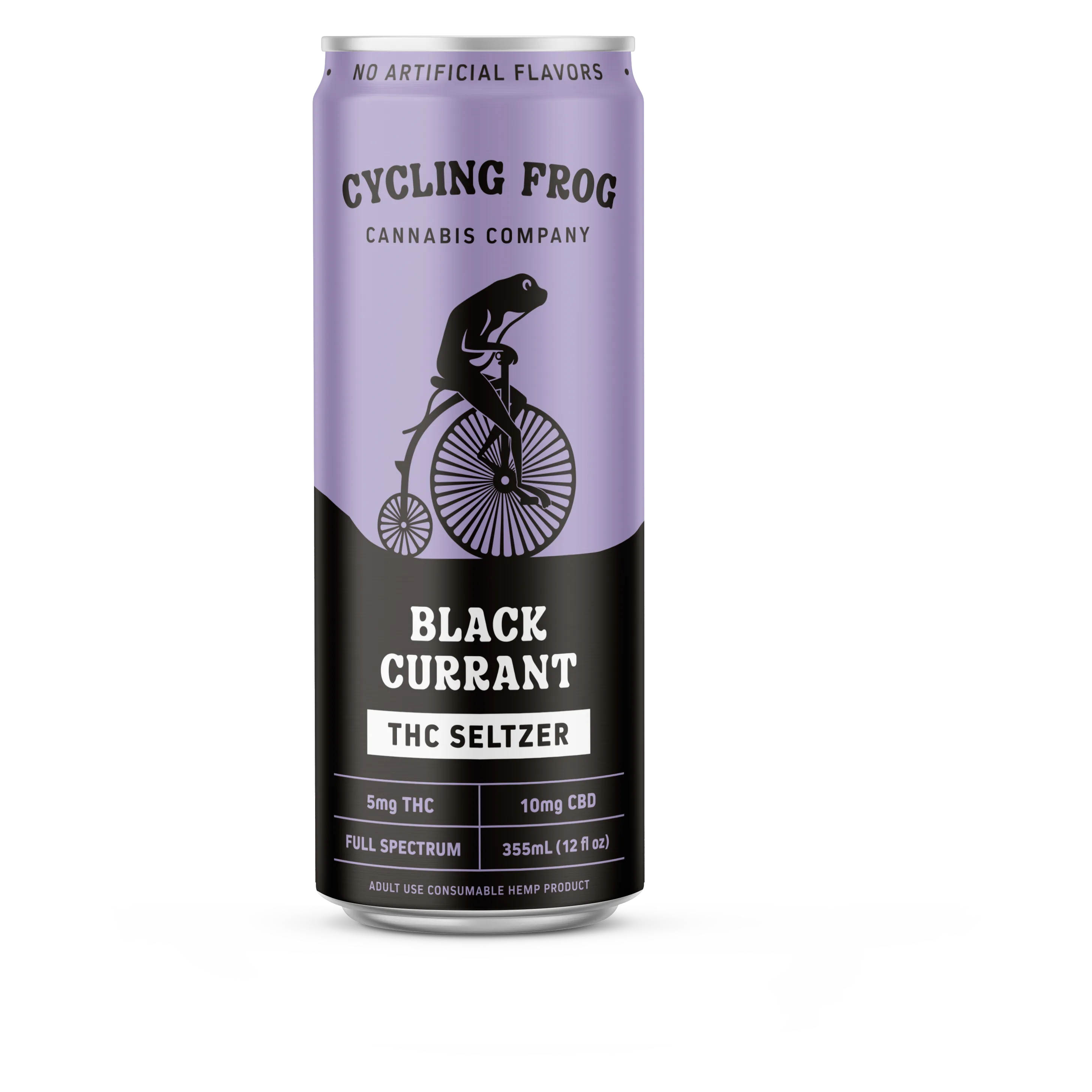 Cycling Frog 5mg THC Black Currant Seltzer Can