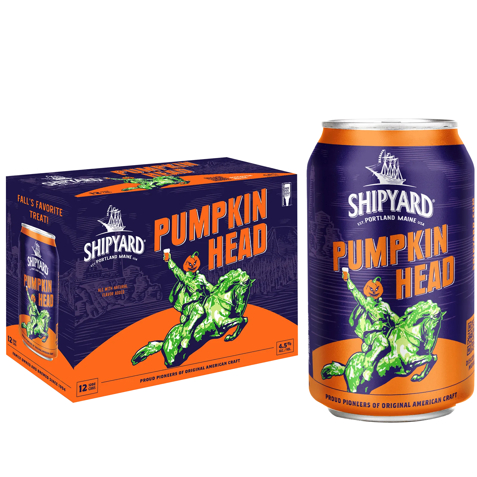 Shipyard Pumpkinhead 12pk Can 4.5% ABV