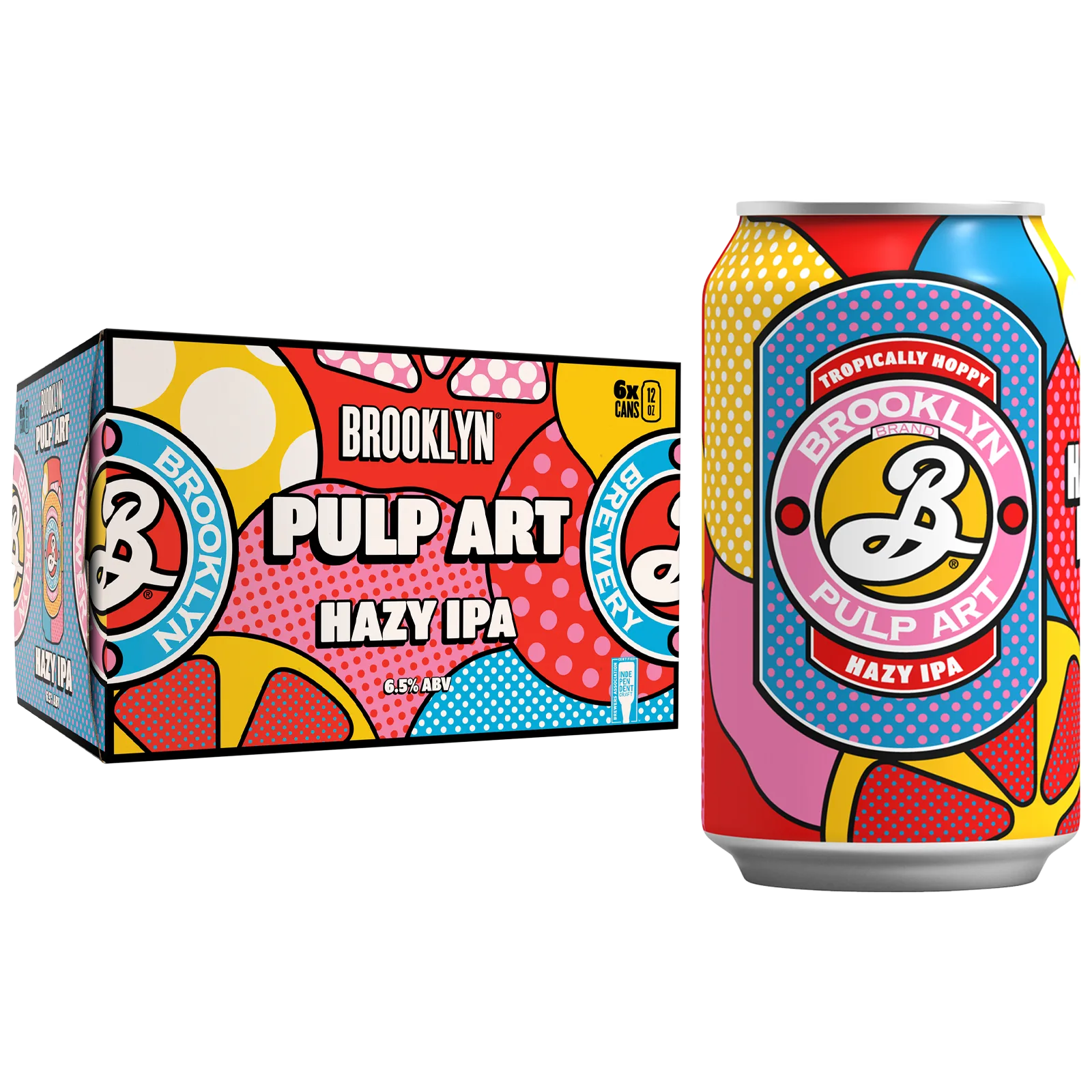 Brooklyn Brewery Pulp Art Hazy IPA 6pk Can 6.5% ABV