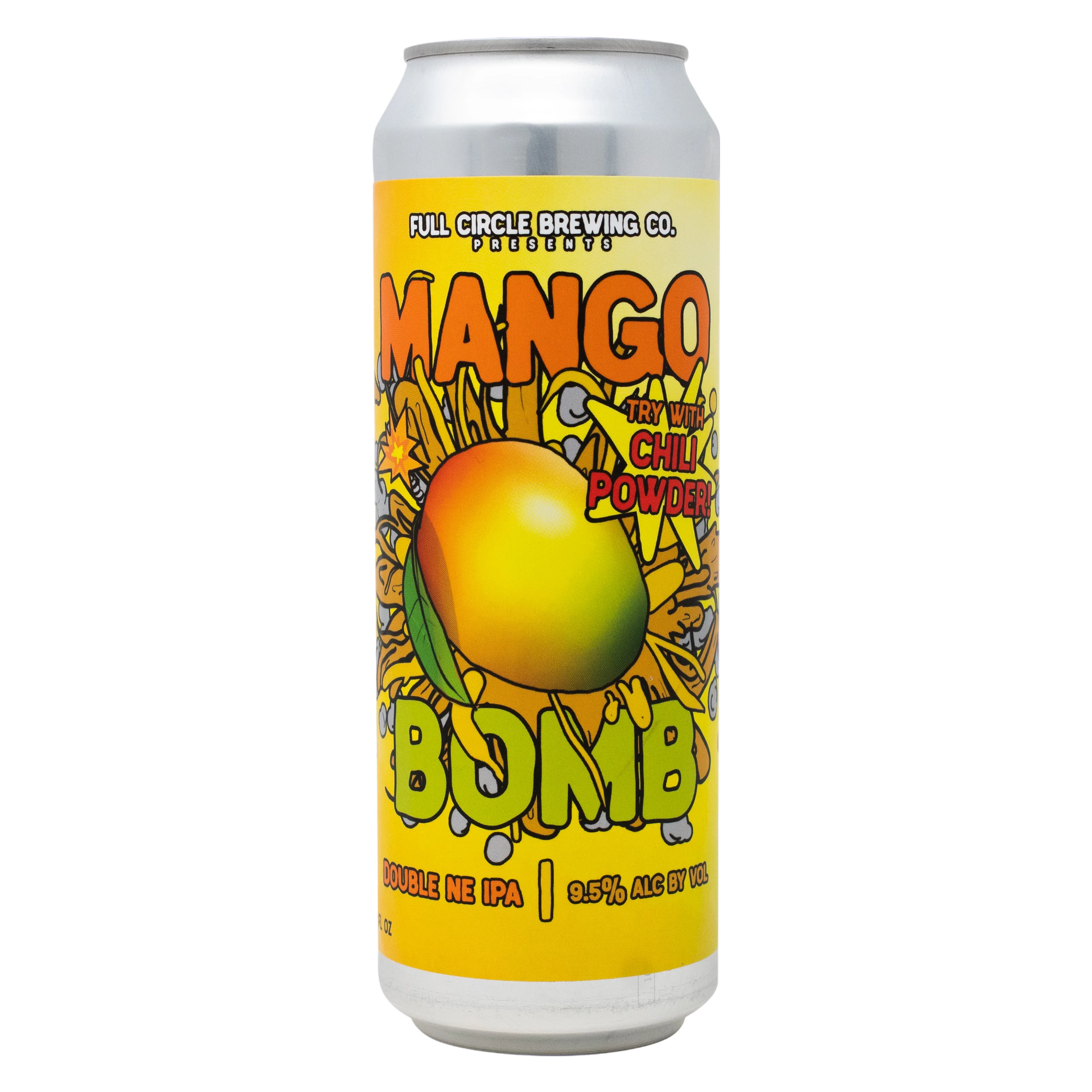 Full Circle Brewing Co. Mango Bomb Double NE IPA (19.2 OZ CAN